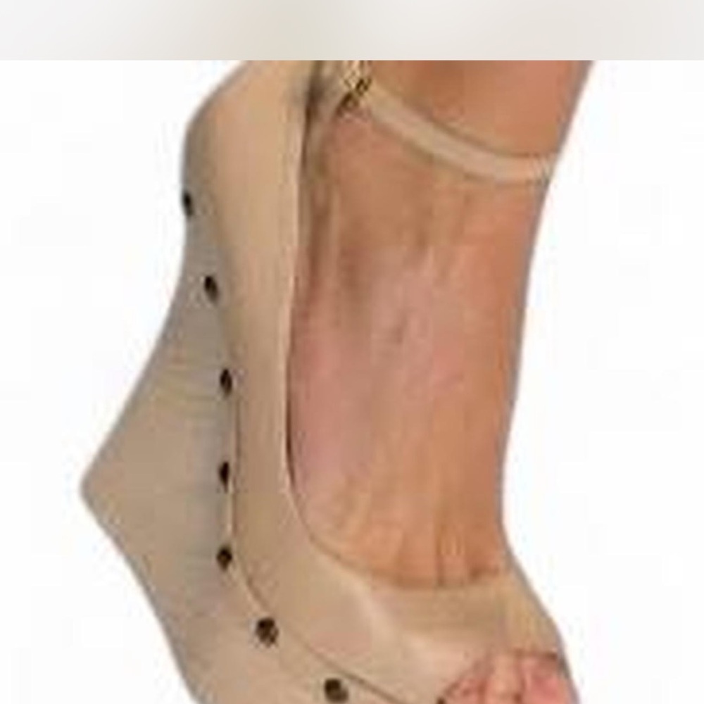 Etro Beige Wedge Sandals with Black Accents
